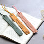 Personalised Anniversary Leather Bookmark, thumbnail 5 of 7