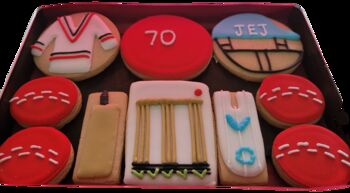 Personalised Cricket Biscuit Tin, 2 of 7