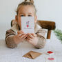 Elf Christmas Card Making Kit For Children, 10 Pack, thumbnail 1 of 7