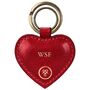 Red Heart Shaped Leather Key Ring. 'The Mimi', thumbnail 6 of 9