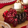 Natural Christmas Triple Candle Holder, thumbnail 3 of 3