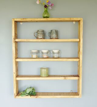 Handmade Wooden Kitchen Wall Shelves, 6 of 6