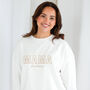 Embroidered Mama Sweatshirt Jumper Personalised With Children's Names, thumbnail 1 of 7