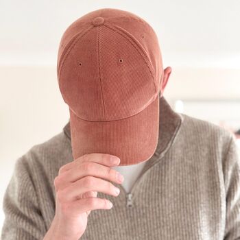 Organic Cotton Corduroy Baseball Cap, 2 of 9