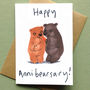 Happy Anniversary Bear Card, thumbnail 3 of 3