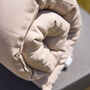 Grey Quilted Garden Bench Pad, thumbnail 4 of 4