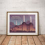 Battersea Power Station London Travel Poster Art Print, thumbnail 6 of 8