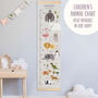Personalised Family As Tall As Height Chart Extra Tall, thumbnail 7 of 9