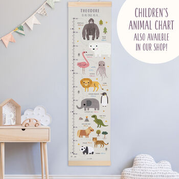 Personalised Family As Tall As Height Chart Extra Tall, 7 of 9