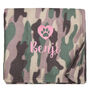 Personalised Camo Dog Design Blanket, thumbnail 4 of 7