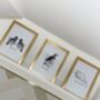 Funny Pecker, Tits, Beaver Bathroom Print Set, thumbnail 2 of 4