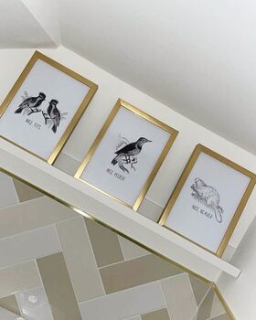 Funny Pecker, Tits, Beaver Bathroom Print Set, 2 of 4