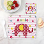 Personalised Girl's Coaster And Placemat Set, thumbnail 4 of 12