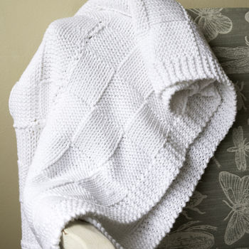 Baby Blanket Knitting Kit: 100% Cotton, 6 of 6