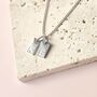 Personalised Initial Tag Necklace Tarnish Resistant, thumbnail 5 of 8