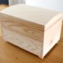 Wooden Storage Box With Lid 35cm X25cm X25cm, thumbnail 3 of 5
