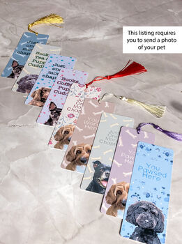 Personalised Pet Bookmark, 2 of 11