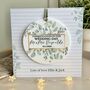 Wedding Personalised Card With Detachable Keepsake, thumbnail 2 of 2