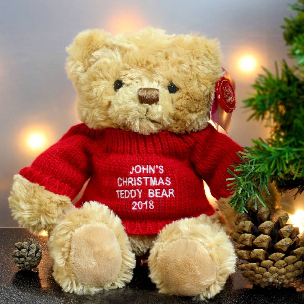 2018 christmas teddy bear
