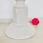 Pair Of Large Vintage Painted Pillar Candlesticks ~ 24, thumbnail 3 of 8