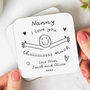 Personalised Coaster 'Nanny Love You This Much', thumbnail 1 of 2