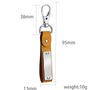 Personalised Name And Address Leather Keychain, thumbnail 3 of 6