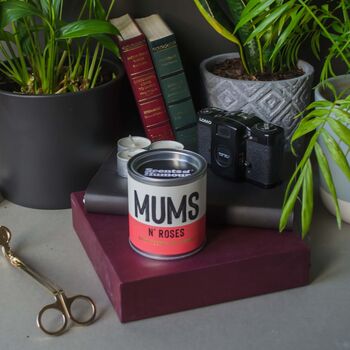 'Mums N' Roses' Plum Rose And Patchouli Scented Candle, 3 of 6