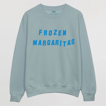 Frozen Margaritas Women’s Slogan Sweatshirt, 3 of 3