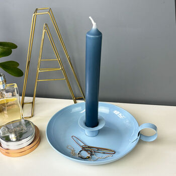 Enamel Candle And Trinket Dish, 2 of 3