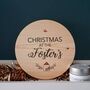 Christmas At Personalised Wooden Plaque, thumbnail 3 of 3