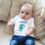 Personalised Dinosaur Baby T Shirt, thumbnail 3 of 6