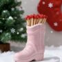 Ceramic Cowboy Boot Shaped Match Holder, thumbnail 1 of 3