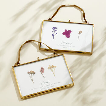 Personalised Pressed Flower Quote Frame, 2 of 6
