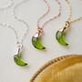 Peridot August Birthstone Necklace, thumbnail 5 of 10