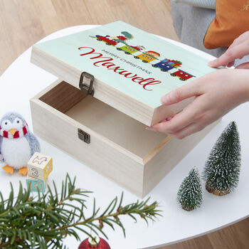 Personalised Christmas Train Christmas Box, 4 of 8