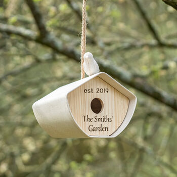 Personalised Recycled Bird House, 6 of 9