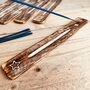 White Washed Carved Design Incense Stick Holder, thumbnail 4 of 8