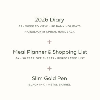 Personalised 2026 Planner And Stationery Gift Bundle, 8 of 12