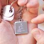 Personalised Daddy And Me Keyring, thumbnail 1 of 10