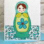 'Russian Doll' Personalised Birthday Card, thumbnail 2 of 3