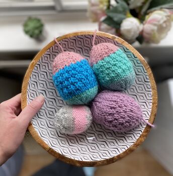 Decorative Eggs Knitting Pattern, 2 of 2