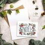Modern Botanical Christmas Card Set, thumbnail 2 of 6