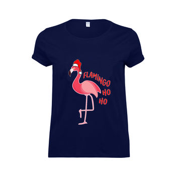 Flamingo Christmas T Shirt, 3 of 3