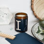 Eucalyptus And Lemon Initial Candle, thumbnail 3 of 7