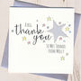 Personalised Star Teacher Thank You Card, thumbnail 1 of 3