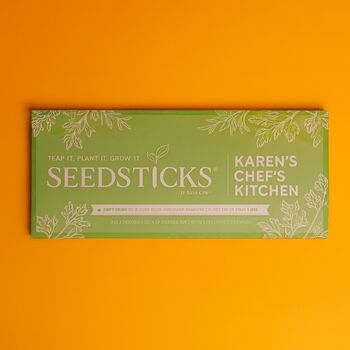 Personalised Chef’s Kitchen Seedsticks Gift Pack, 2 of 9