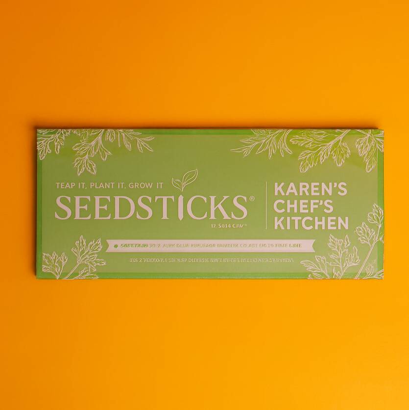 Personalised Chef’s Kitchen Seedsticks Gift Pack, 1 of 3