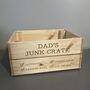 Personalised Father's Day Gift, Dad's Junk Crate, thumbnail 2 of 4