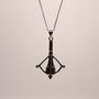 Crossbow Necklace, Handmade Arc Pendant, thumbnail 6 of 6