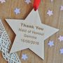 Thank You Wooden Hanging Star, thumbnail 2 of 5